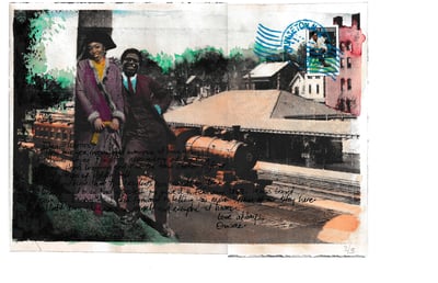 Newly weds (Postcards from Princeton)