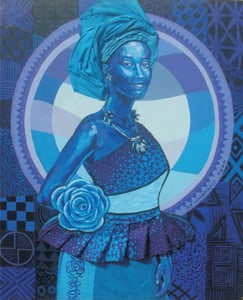 Lady In Blue