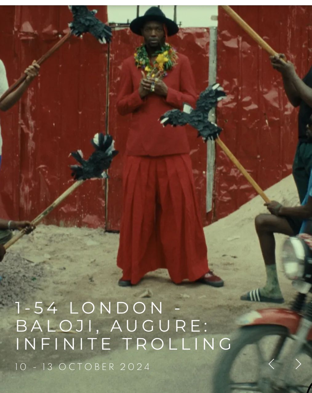 BALOJI’S AUGURE: Infinite Trolling Takes Center Stage at 1-54 London 2024